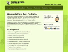 Tablet Screenshot of pierrebyersmovingco.com